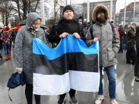 Meeleavaldus Tallinna Vabaduse väljakul. Foto: Urmas Saard / Külauudised