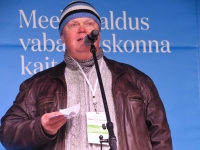 Meeleavaldus Tallinna Vabaduse väljakul. Foto: Urmas Saard / Külauudised