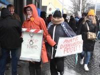 Meeleavaldus Tallinna Vabaduse väljakul. Foto: Urmas Saard / Külauudised