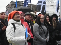 Meeleavaldus Tallinna Vabaduse väljakul. Foto: Urmas Saard / Külauudised