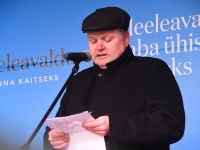 Meeleavaldus Tallinna Vabaduse väljakul. Foto: Urmas Saard / Külauudised