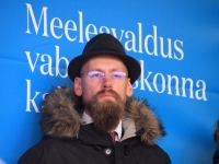 Meeleavaldus Tallinna Vabaduse väljakul. Foto: Urmas Saard / Külauudised