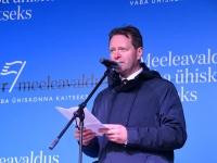 Meeleavaldus Tallinna Vabaduse väljakul. Foto: Urmas Saard / Külauudised