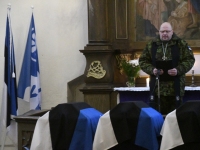 Metsavennad Kose kirikus ja kalmistul. Foto: Urmas Saard / Külauudised