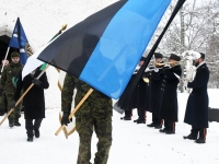 Metsavennad Kose kirikus ja kalmistul. Foto: Urmas Saard / Külauudised