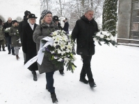 Metsavennad Kose kirikus ja kalmistul. Foto: Urmas Saard / Külauudised