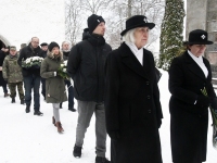 Metsavennad Kose kirikus ja kalmistul. Foto: Urmas Saard / Külauudised