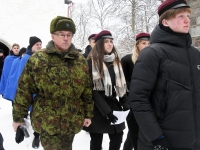 Metsavennad Kose kirikus ja kalmistul. Foto: Urmas Saard / Külauudised