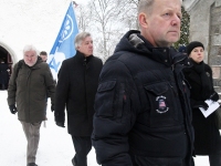 Metsavennad Kose kirikus ja kalmistul. Foto: Urmas Saard / Külauudised