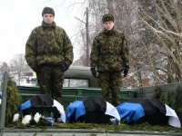 Metsavennad Kose kirikus ja kalmistul. Foto: Urmas Saard / Külauudised