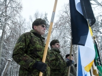 Metsavennad Kose kirikus ja kalmistul. Foto: Urmas Saard / Külauudised