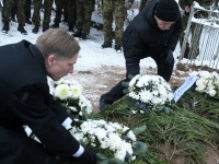 Metsavennad Kose kirikus ja kalmistul. Foto: Urmas Saard / Külauudised