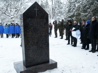 Metsavennad Kose kirikus ja kalmistul. Foto: Urmas Saard / Külauudised