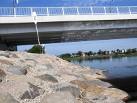 Mõned tunnid enne Pärnu uue silla avamist. Foto: Urmas Saard / Külauudised