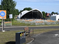 Mõned tunnid enne Pärnu uue silla avamist. Foto: Urmas Saard / Külauudised