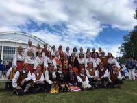 Muhu koor 2019. aasta juubelilaulupeol Tallinnas. Foto: Kalmer Saar