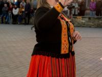 Muhu koori dirigent Leena Peegel. Foto: Kalmer Saar