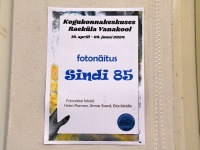 Näituse „Sindi 85” avamine Raeküla Vanakooli kogukonnakeskuses. Foto: Urmas Saard / Külauudised