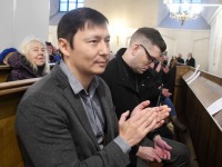 Oleviste jõuluteenistus vähekindlustatutele. Foto: Urmas Saard / Külauudised