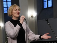 Oleviste jõuluteenistus vähekindlustatutele. Foto: Urmas Saard / Külauudised