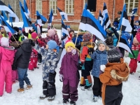 Omariikluse põlistumise tänupäeva tähistamine Sindis. Foto: Marko Šorin