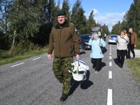 001 Paadipõgenike mälestuseks kuju avamine Puise ninal. Foto: Urmas Saard / Külauudised