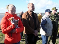 011 Paadipõgenike mälestuseks kuju avamine Puise ninal. Foto: Urmas Saard / Külauudised