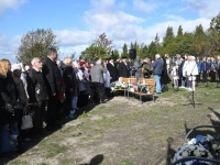 019 Paadipõgenike mälestuseks kuju avamine Puise ninal. Foto: Urmas Saard / Külauudised