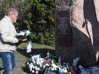 039 Paadipõgenike mälestuseks kuju avamine Puise ninal. Foto: Urmas Saard / Külauudised
