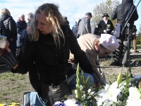 092 Paadipõgenike mälestuseks kuju avamine Puise ninal. Foto: Urmas Saard / Külauudised