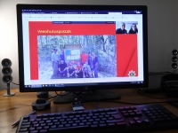 Päästeameti vabatahtlikud Kristi Kais ja Merilin Aaslaid räägivad veebiloengus veeohutusest. Foto: Urmas Saard / Külauudised