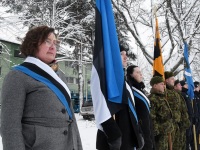 Paikuse lipuväljaku avamisega tähistatav Eesti Vabariigi 105. aastapäev. Foto: Urmas Saard / Külauudised