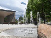 Paikuse valminud keskväljak. Foto: Urmas Saard / Külauudised