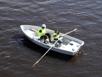 Papiniidu uue raudteesilla geotehnilised uuringud. Foto: Urmas Saard / Külauudised