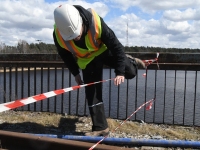 Papiniidu uue raudteesilla geotehnilised uuringud. Foto: Urmas Saard / Külauudised
