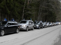 Pärnakad 20. märtsi autosõidul. Foto: Urmas Saard / Külauudised