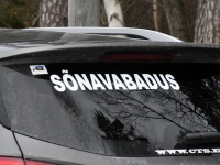 Pärnakad 20. märtsi autosõidul. Foto: Urmas Saard / Külauudised