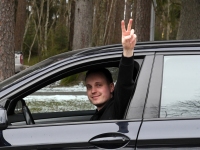 Pärnakad 20. märtsi autosõidul. Foto: Urmas Saard / Külauudised