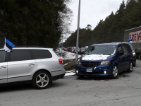Pärnakad 20. märtsi autosõidul. Foto: Urmas Saard / Külauudised