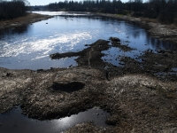 017 Pärnu jõgi Sindi silla kohal pärast paisu mahavõtmist. Foto: Urmas Saard