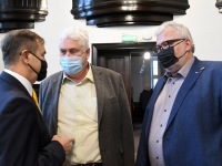 Pärnu koalitsioonilepingu allkirjastamine. Foto: Urmas Saard / Külauudised