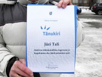 Pärnu linnapea poolt tunnustatud Jüri Tali. Foto: Urmas Saard / Külauudised