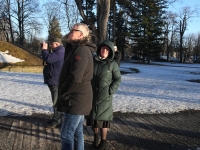 Pärnu Mihkel Lüdigi nimeline meeskoor laulab Tallinna värava juures kevadet tervitavaid laule. Foto: Urmas Saard / Külauudised