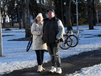 Pärnu Mihkel Lüdigi nimeline meeskoor laulab Tallinna värava juures kevadet tervitavaid laule. Foto: Urmas Saard / Külauudised