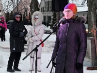 Pärnu Vallikääru aasale ehitatud lumelinnas. Foto: Urmas Saard / Külauudised