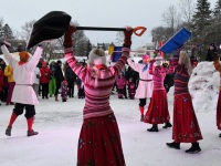 Pärnu Vallikääru aasale ehitatud lumelinnas. Foto: Urmas Saard / Külauudised
