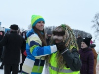 Pärnu Vallikääru aasale ehitatud lumelinnas. Foto: Urmas Saard / Külauudised
