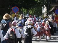 Pärnumaa Mudilaste Laulu- ja Tantsupeo rongkäik. Foto: Urmas Saard / Külauudised