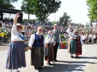 Pärnumaa Mudilaste Laulu- ja Tantsupeo rongkäik. Foto: Urmas Saard / Külauudised