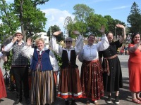 Pärnumaa Mudilaste Laulu- ja Tantsupidu Vallikäärus. Foto: Urmas Saard / Külauudised